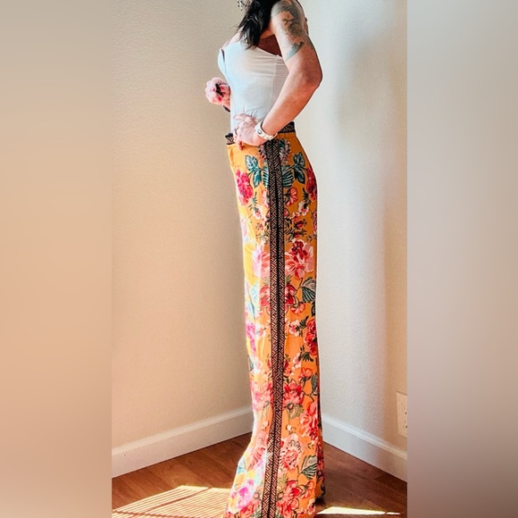Jealous Tomato Floral Print Wide Leg Pants - Picture 6 of 17